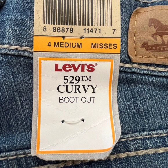 Levi 529 curvy boot cut jeans - Picture 1 of 5